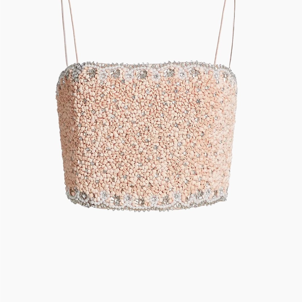 Alice + Olivia embellished top nwt